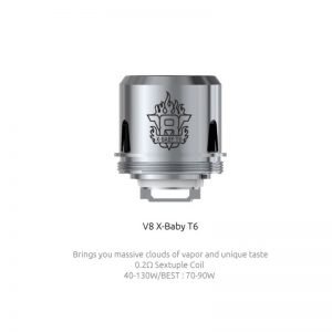 SMOK X-Baby T6 Replacement Coils 0.2ohm for TFV8 X-Baby (3pcs/pack)