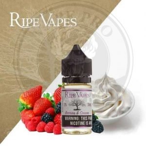Berries And Cream Salt By Ripe vapes 30ml 30mg/50mg